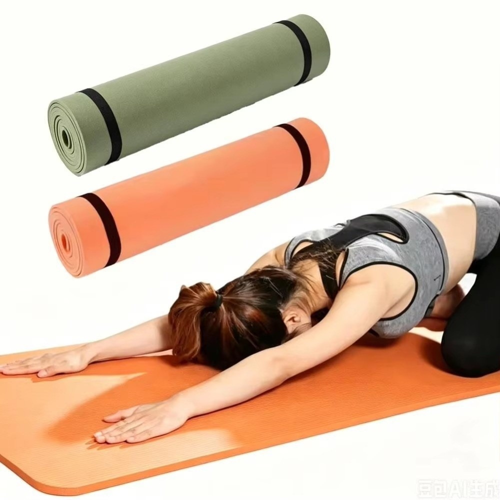 Pilates Yoga Mat Workout - Esterilla antideslizante de EVA multicolor, de
