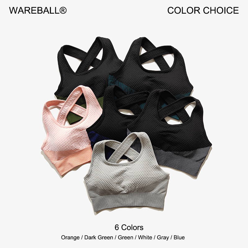 Pilates Yoga Jacket - WAREBALL, 6 colores, Sujetador deportivo para