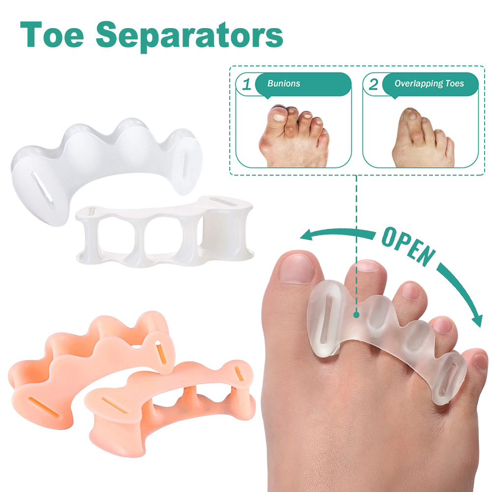 Toe Separator Silicon - Separador de dedos del pie de