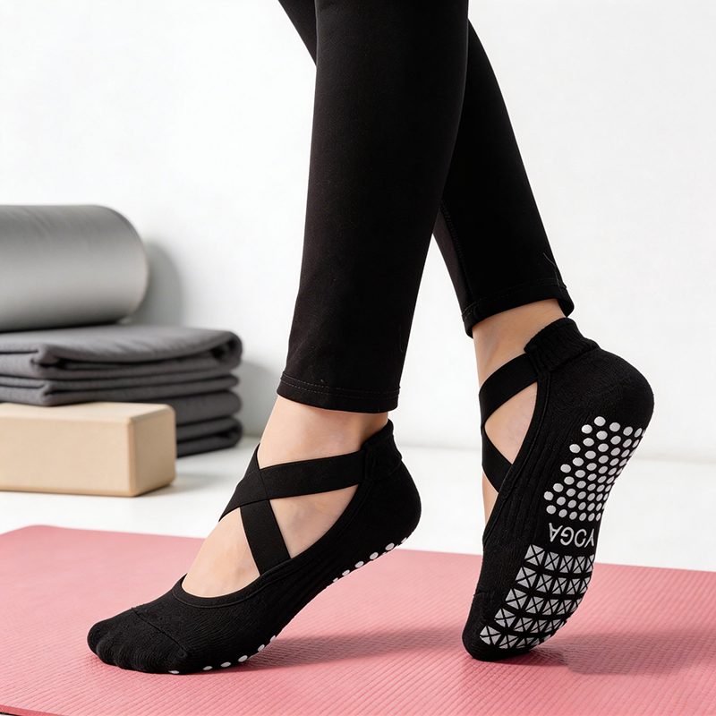 Pilates Yoga Ballet - Calcetines de yoga antideslizantes para mujer,
