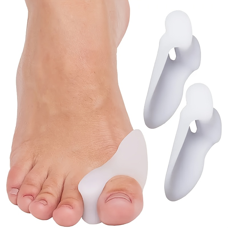 Toe Separator Silicon - 1 Par de Protectores de Dedos