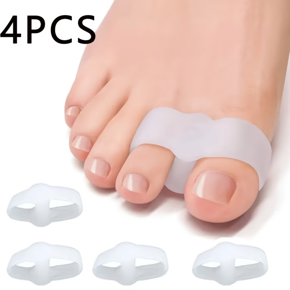 Toe Separator Silicon - 4 separadores de dedos de silicona