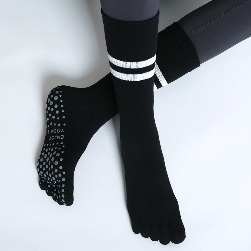 Pilates Yoga Ballet - Calcetines de Yoga antideslizantes de cinco