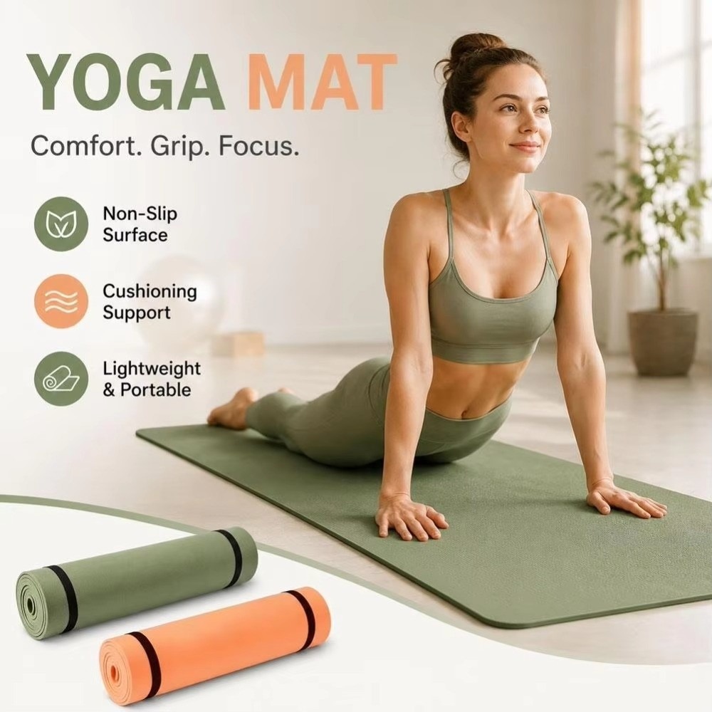 Esterilla antideslizante de EV - Pilates Yoga Mat Workout reseña y precio