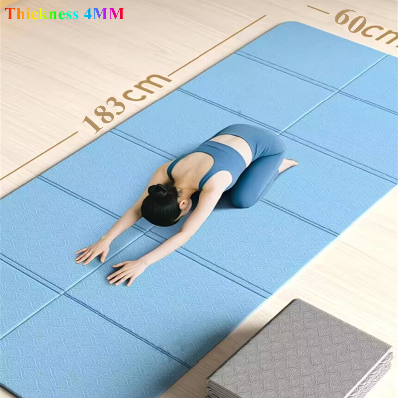 Entrenamientos plegables de PV - Pilates Yoga Mat Workout reseña y precio