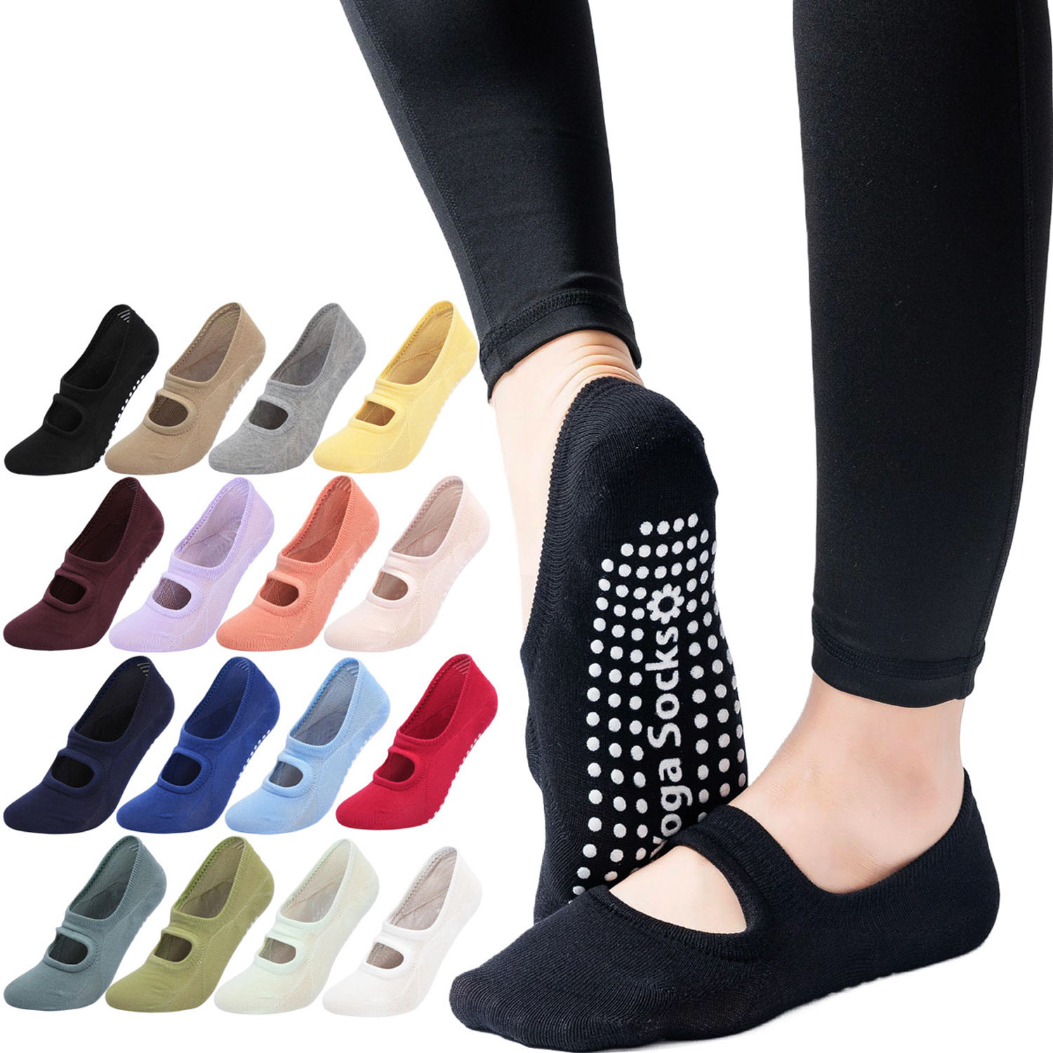 Calcetines de Yoga de Alta Cal - Pilates Yoga Ballet reseña y precio