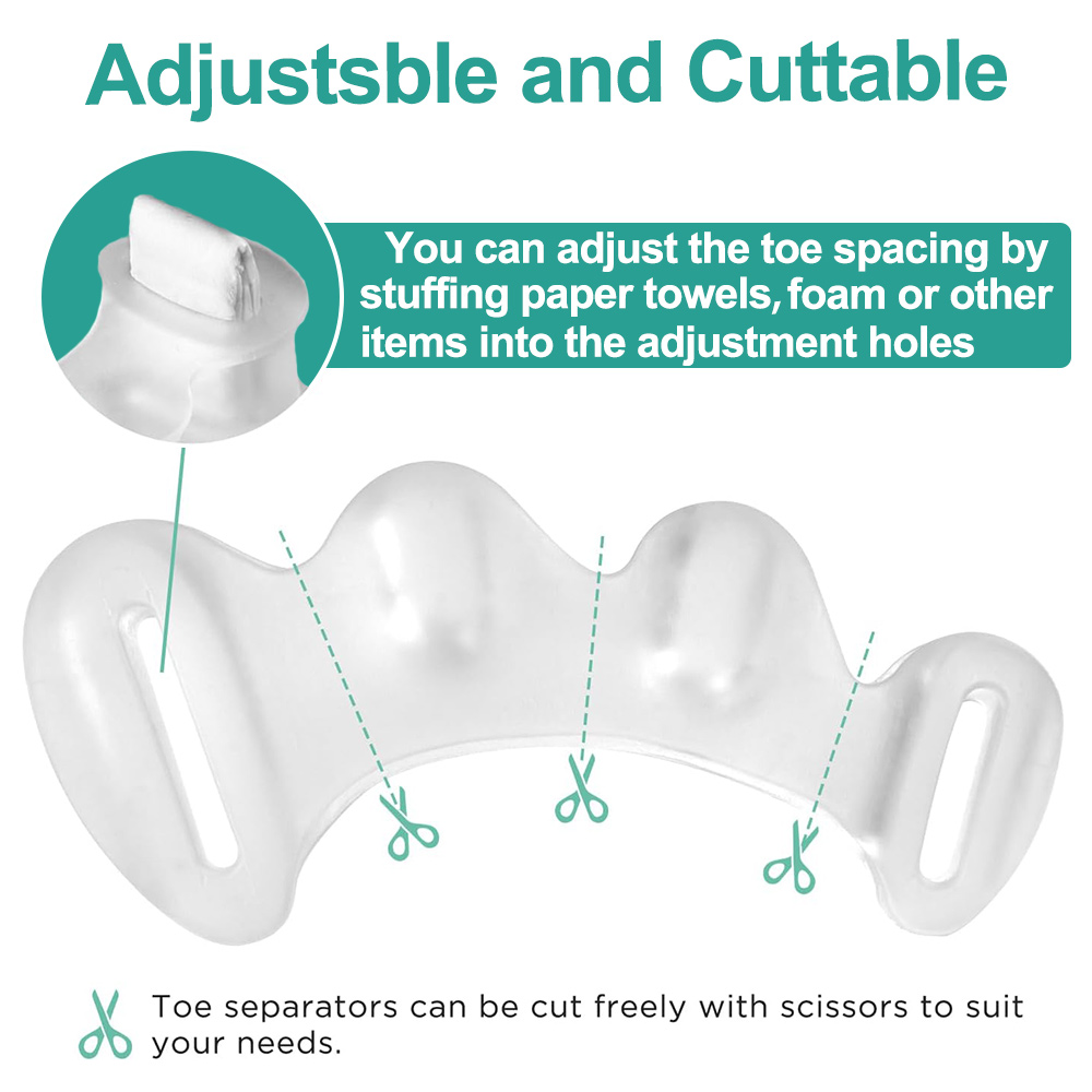 Separador de dedos del pie de  - Toe Separator Silicon reseña y precio