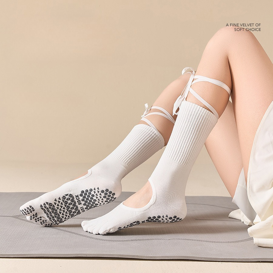 Calcetines de yoga con cordone - Pilates Yoga Ballet reseña y precio